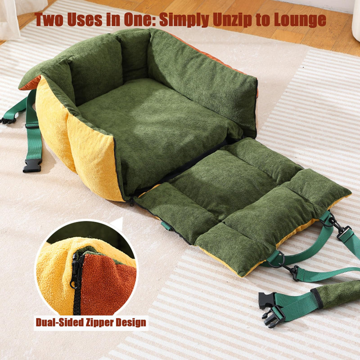 2-in-1 Dog Car Seat for Small Dogs P5172