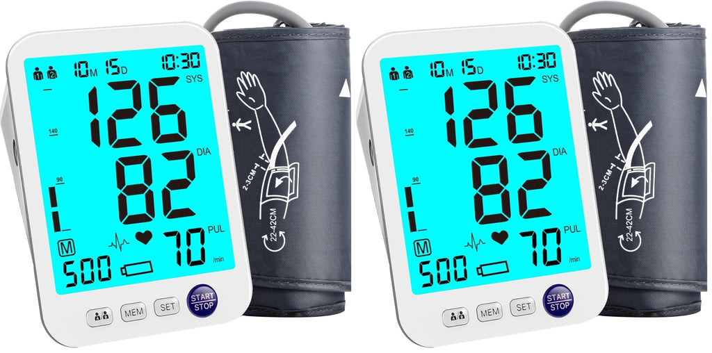 Automatic Digital Blood Pressure Monitor Upper Arm Adjustable Cuff E58112