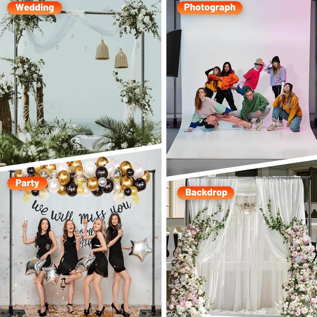 10x10ft Adjustable Heavy Duty Pipe and Drape Backdrop Stand T958105