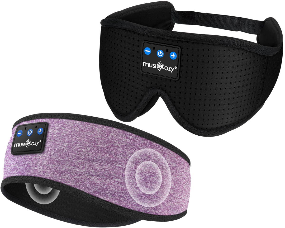 3D Bluetooth Sleep Mask Headphones Pack of 2 L6460