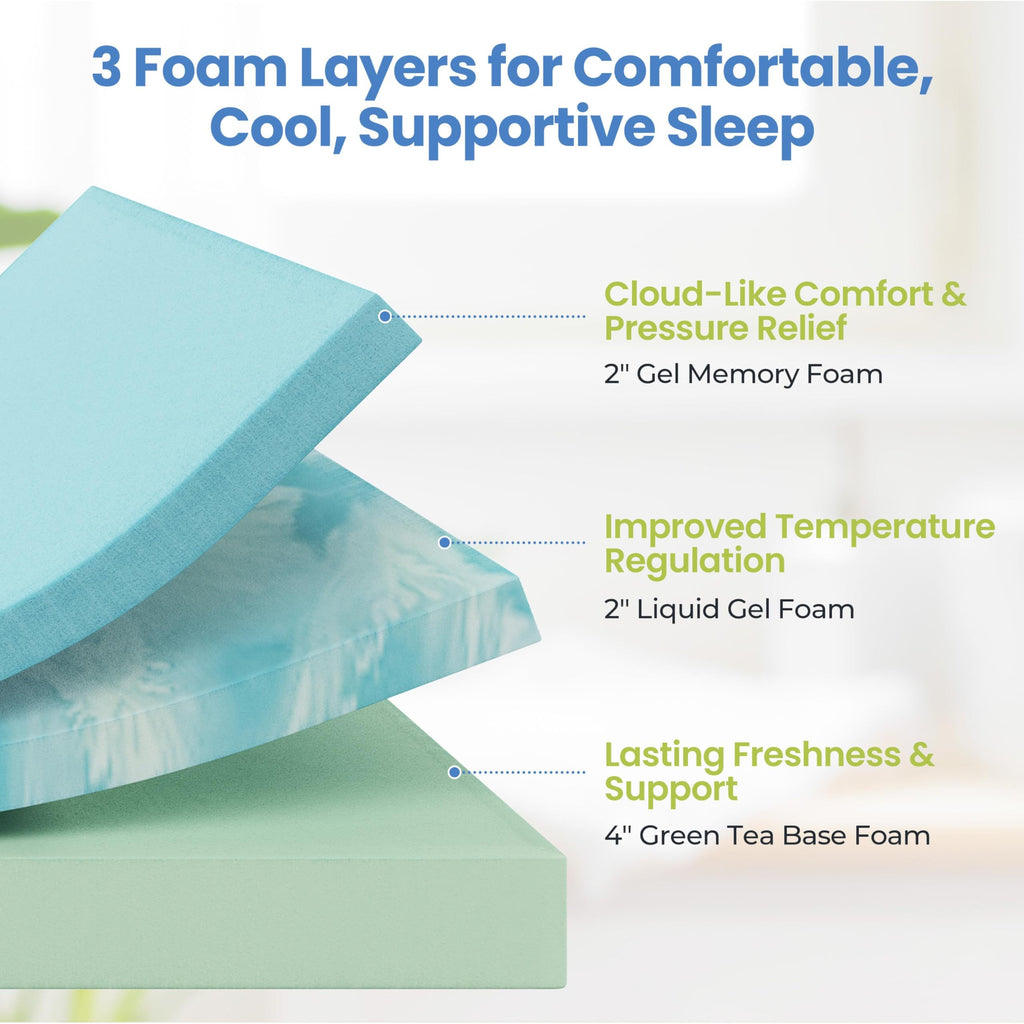 8 Inch Gel Memory Foam Mattress F787