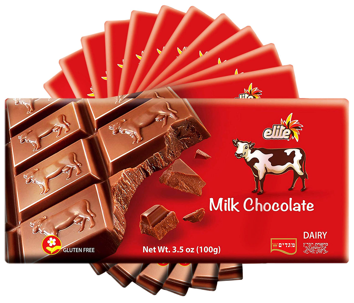 Milk Chocolate Bars 3.5oz 12 Pack Gluten Free G769