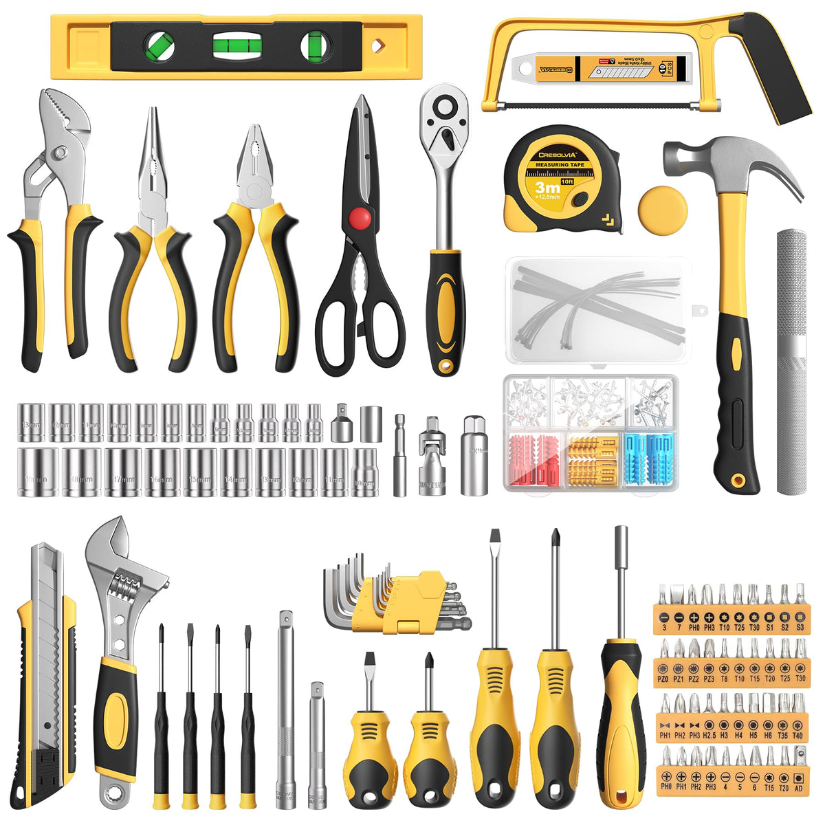 328 Piece Hand Repair Tool Kit with Storage Case R1311