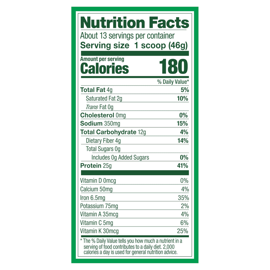 Vanilla Plant Based Protein Powder S96889