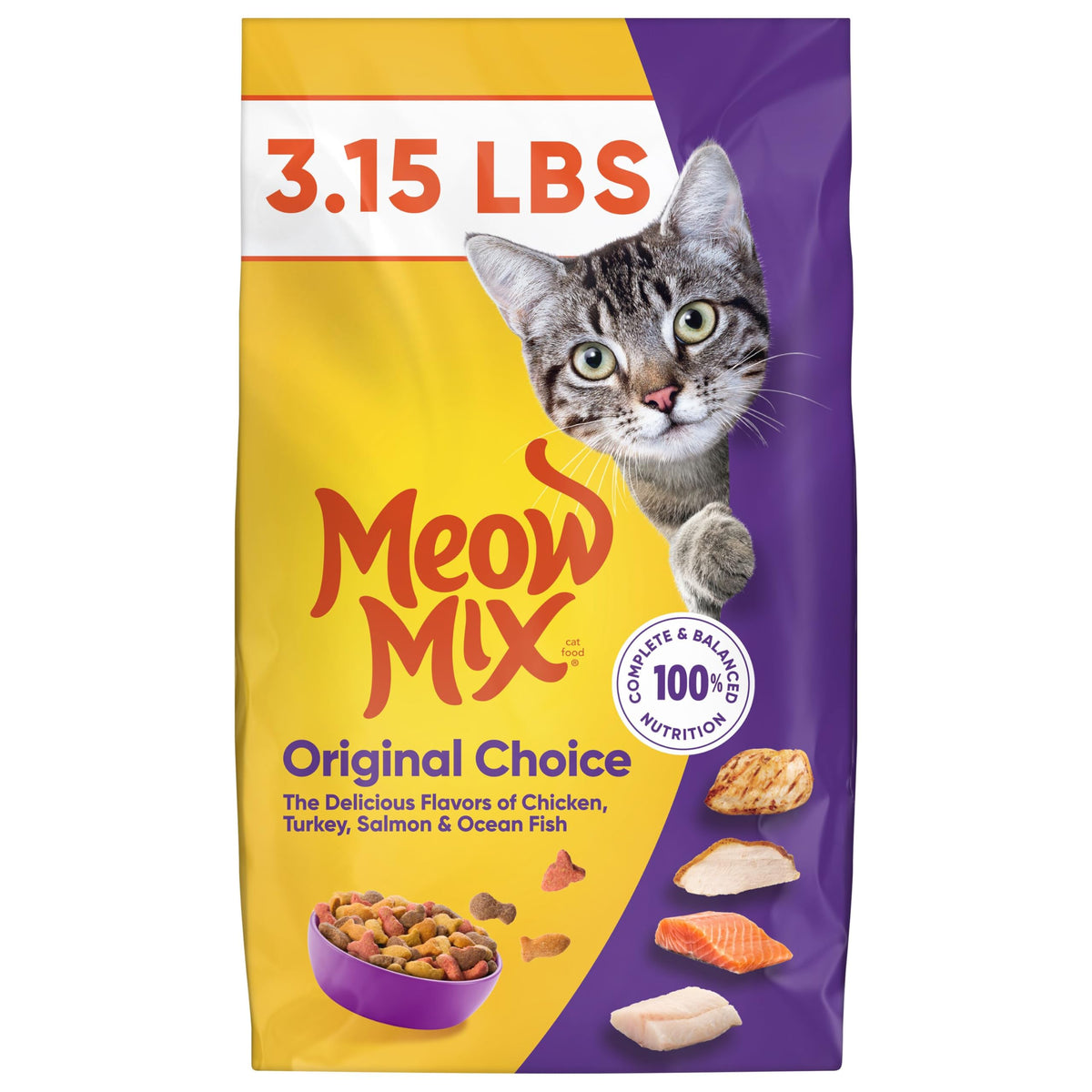 Dry Cat Food 3.15 Pound Bag S19854