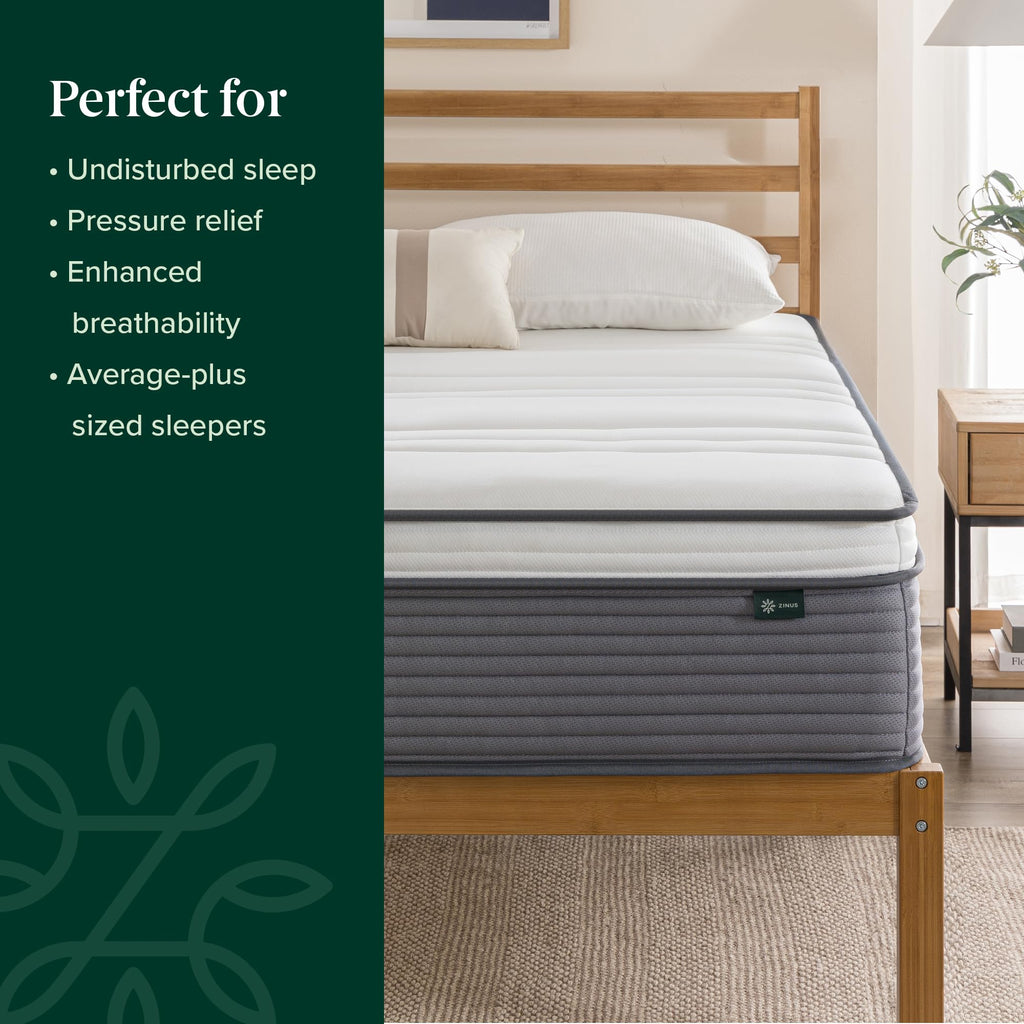 12 Inch King Size Hybrid Mattress B285256