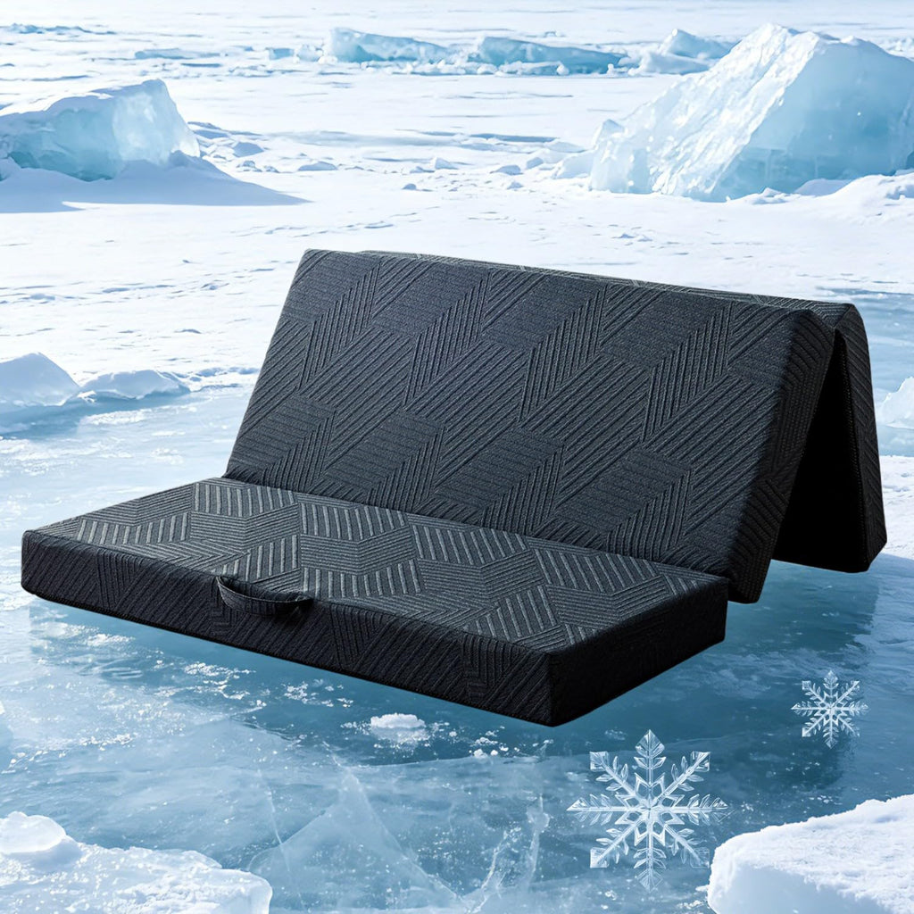 6 Inch Foldable Memory Foam Mattress Queen Size Q50271