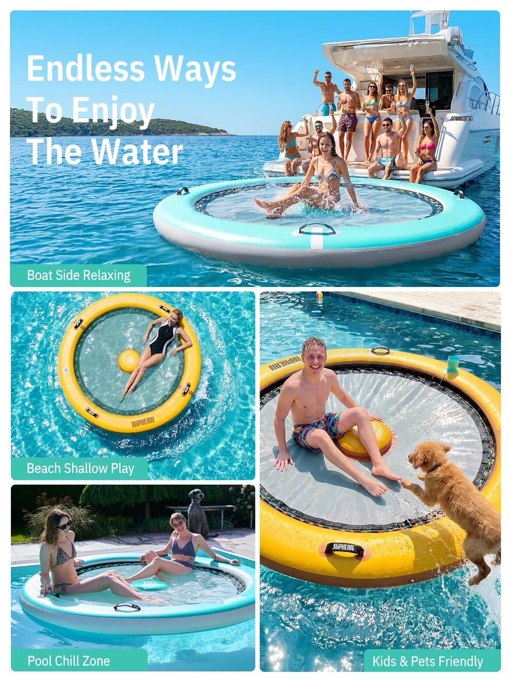 Inflatable Water Hammock 8FT V60357