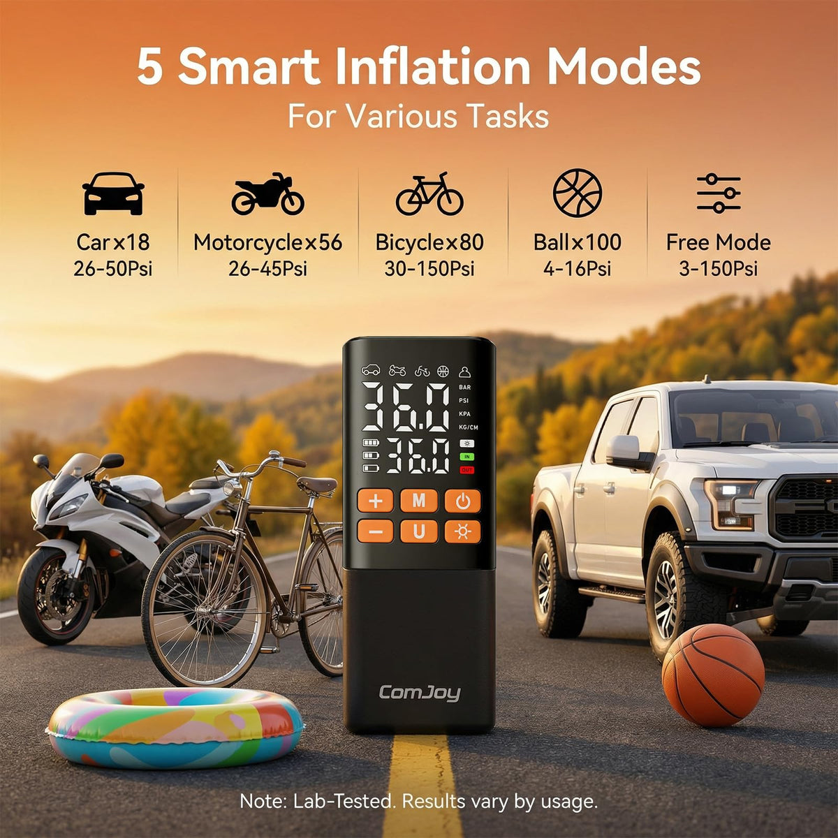 Cordless Portable Air Compressor F3573