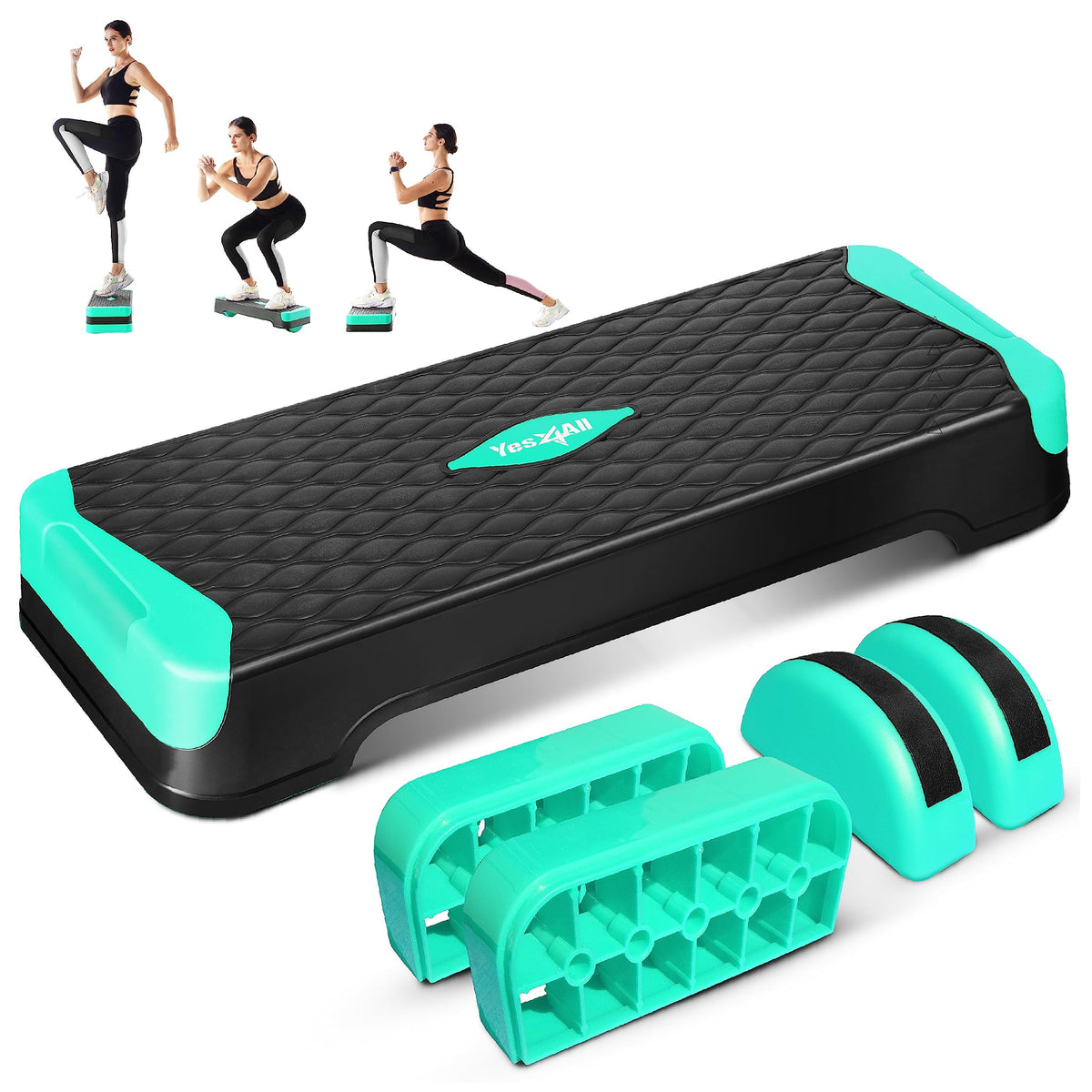 Adjustable Aerobic Step Platform with Balance Board L615718