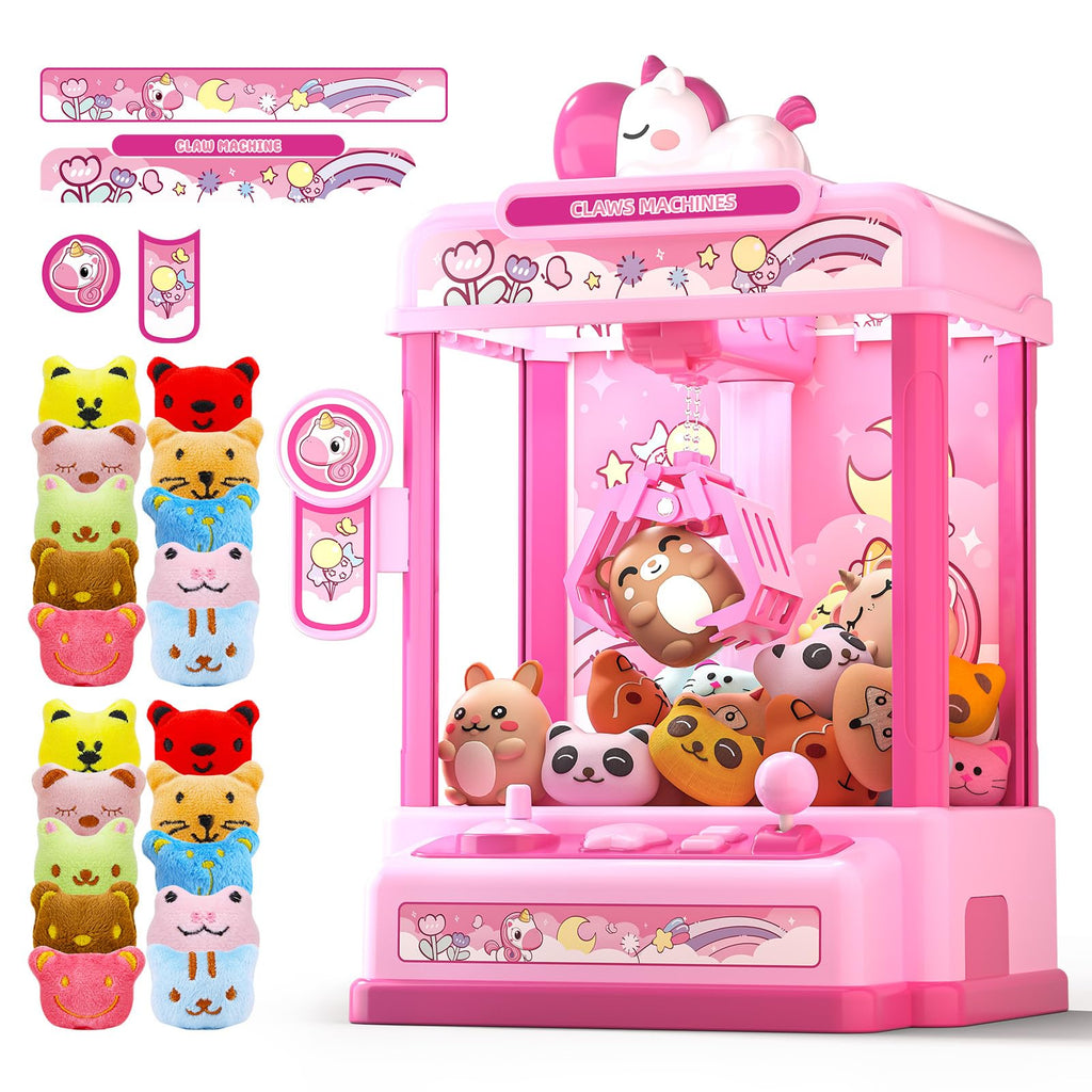 Claw Machine with Sound & 20 Mini Plush Toys K52856