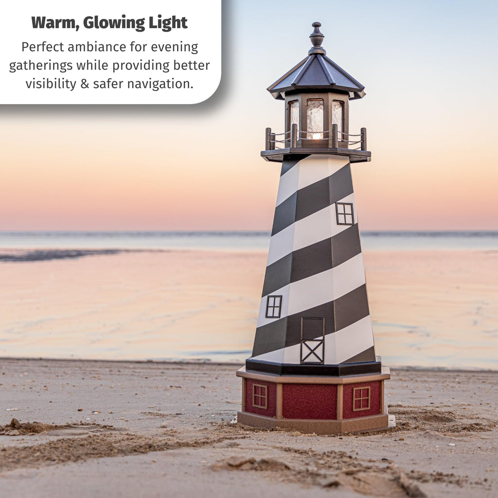 Solar Powered Lighthouse Kit with LED Lights Q636