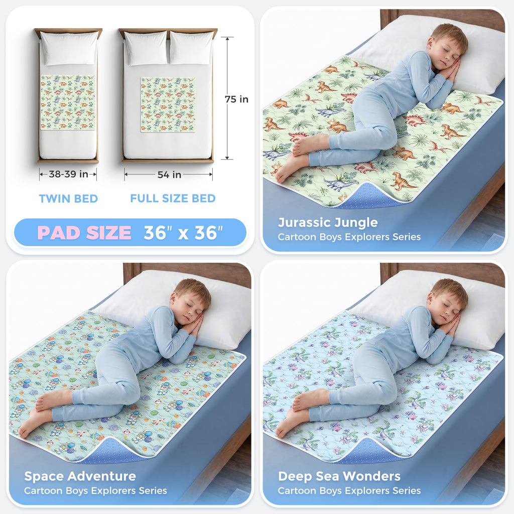 Baby & Kids Pee Pads Viscose from Bamboo 3 Pack M5977