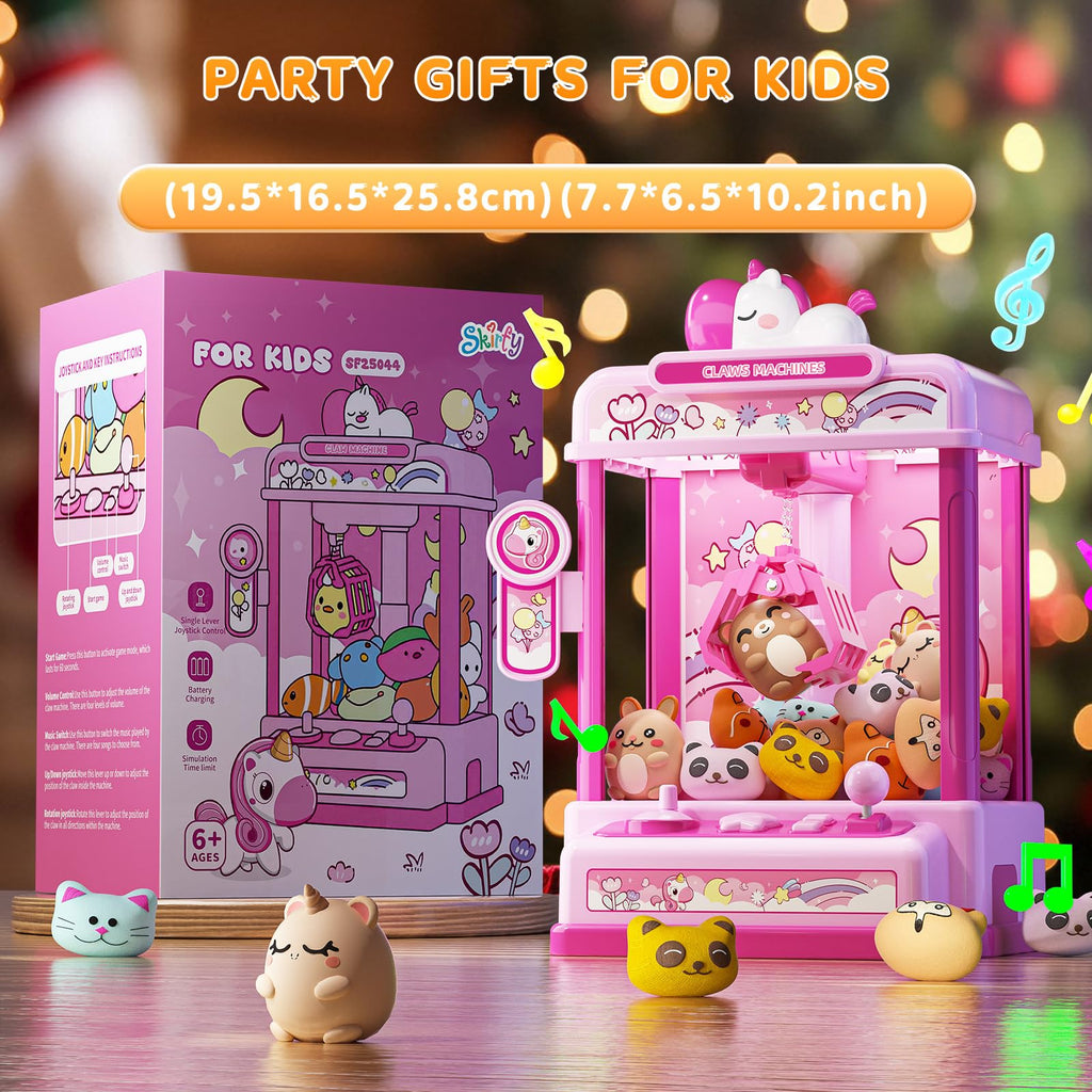 Claw Machine with Sound & 20 Mini Plush Toys K52856