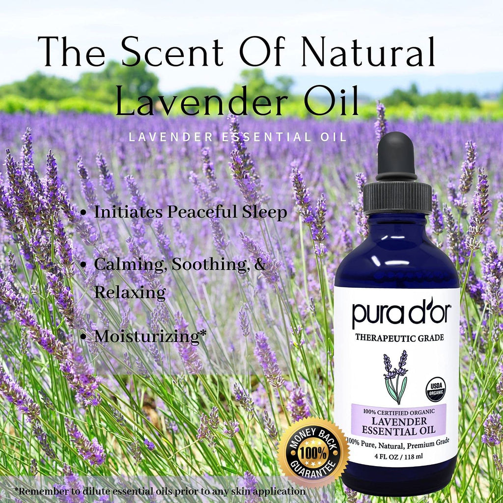 Organic Lavender & Cedarwood Essential Oils 4oz M45970