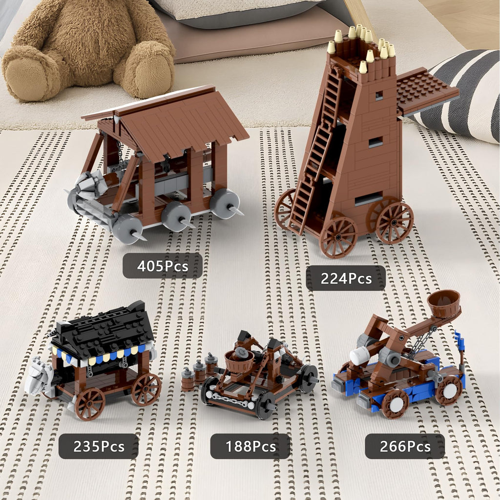 Medieval Castle Battle Building Block Set J2227