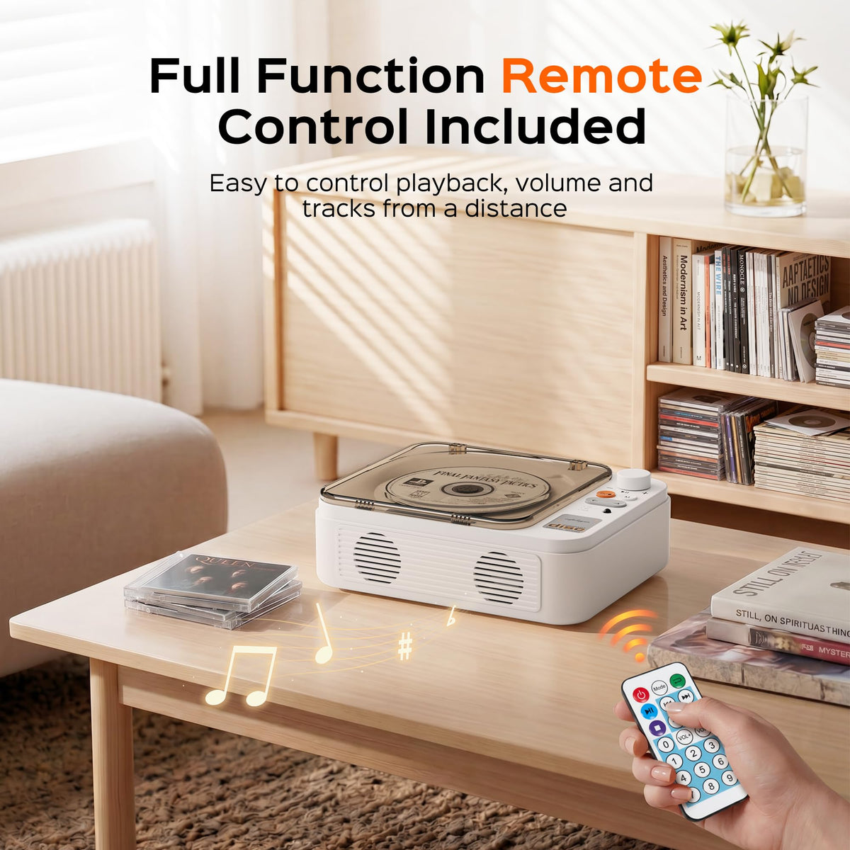 Portable CD Player with Bluetooth X4319