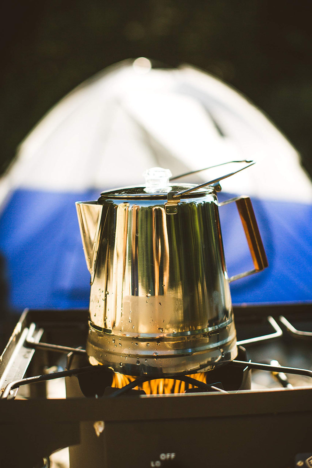 Stainless Steel Percolator Coffee Pot 28 Cups Y73408