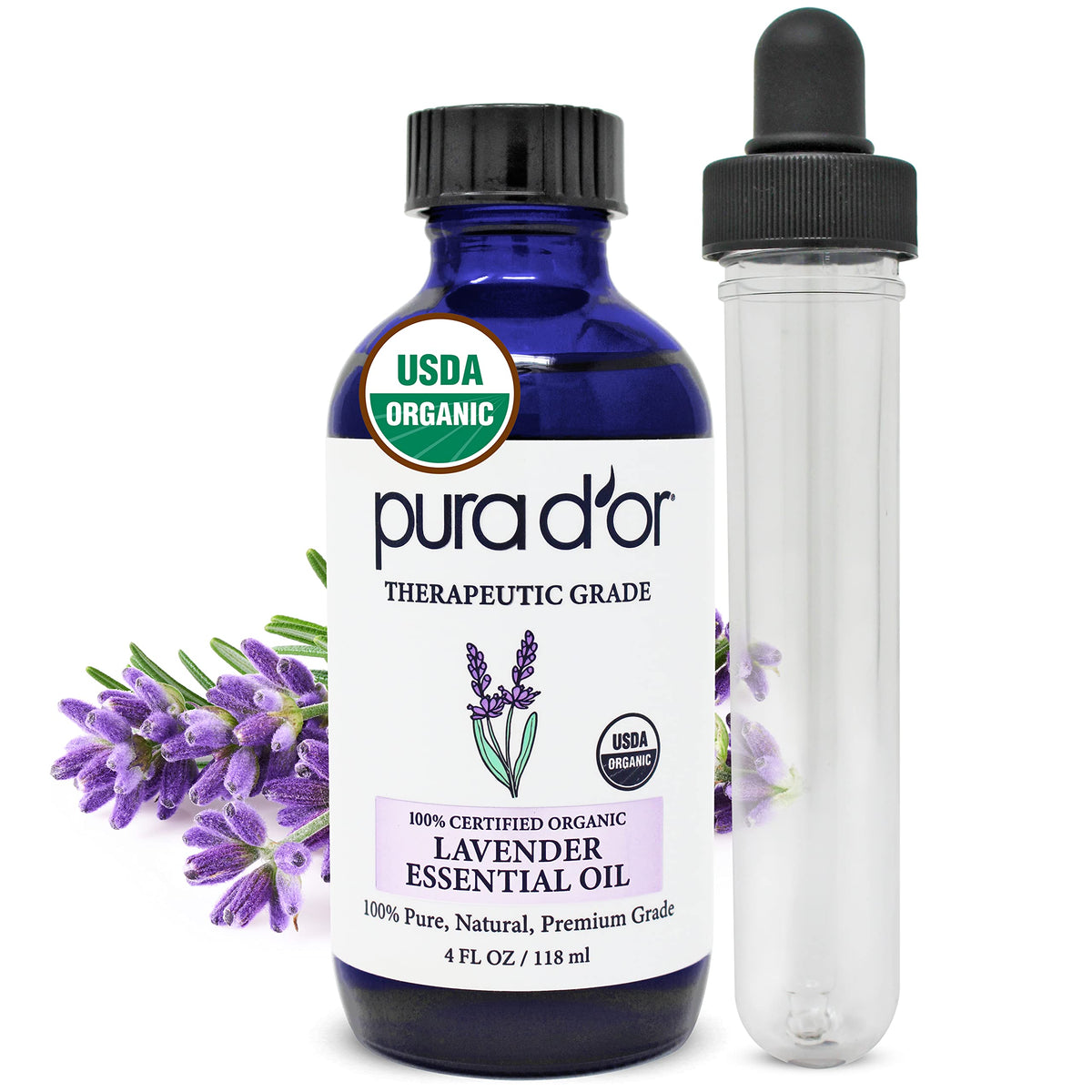 Organic Lavender & Cedarwood Essential Oils 4oz M45970
