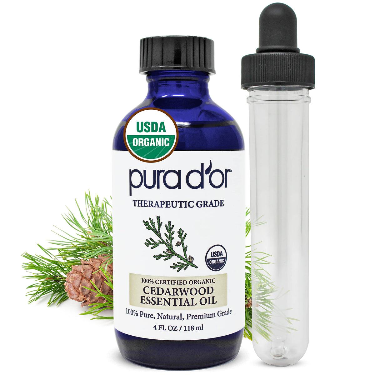 Organic Lavender & Cedarwood Essential Oils 4oz M45970