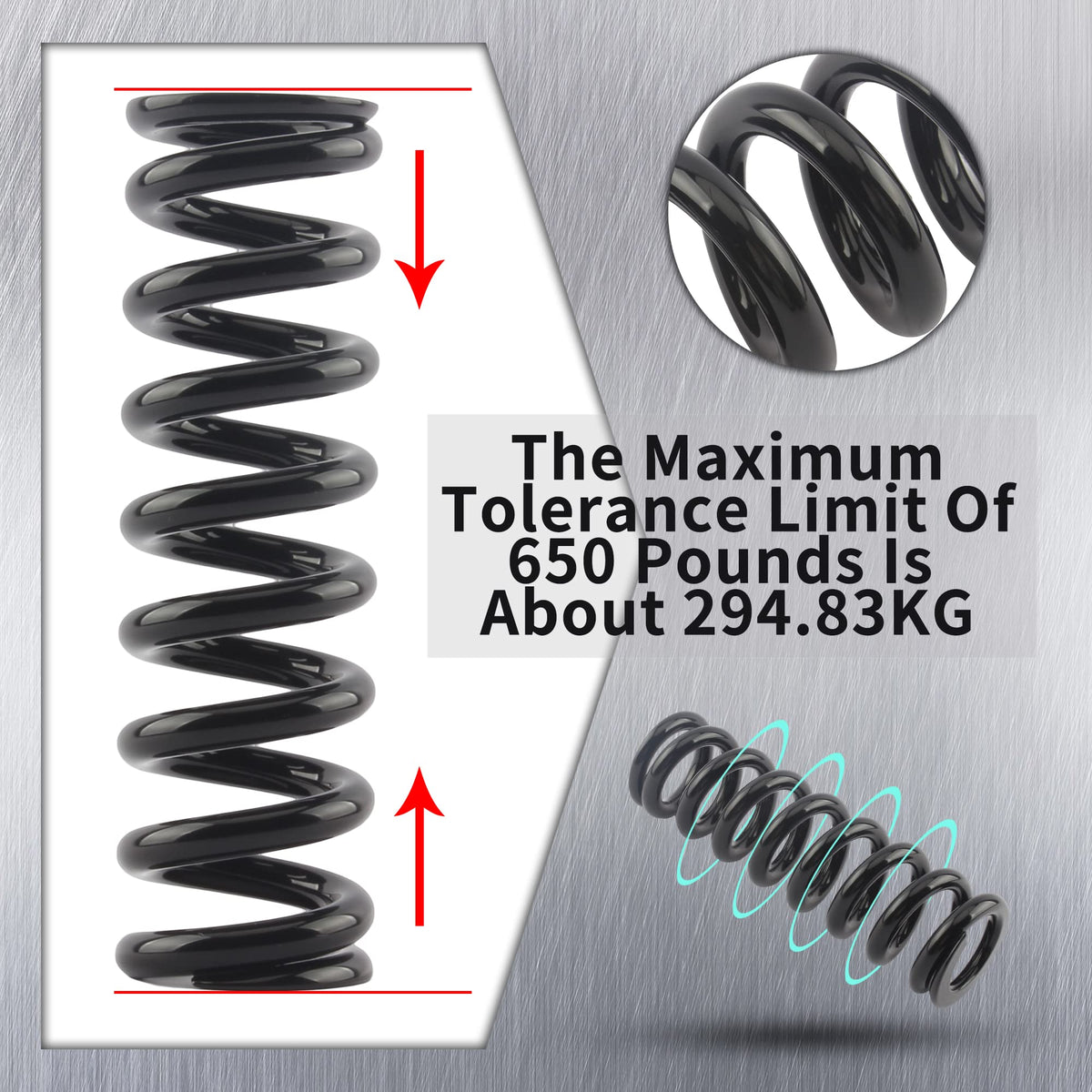 650LBS Rear Shock Absorber Spring B2571