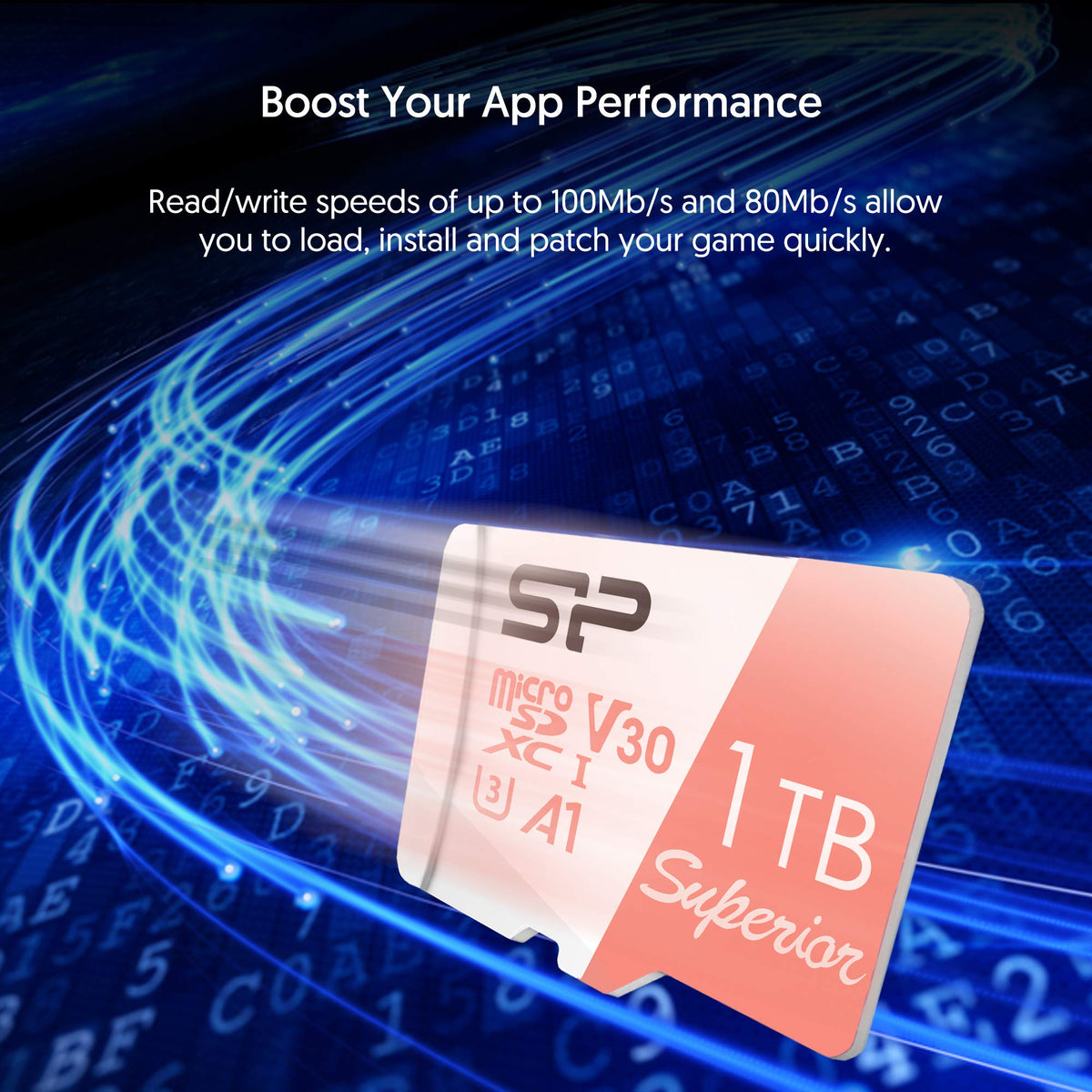 1TB Micro SD Card U3 SDXC Memory Card with Adapter Z652500