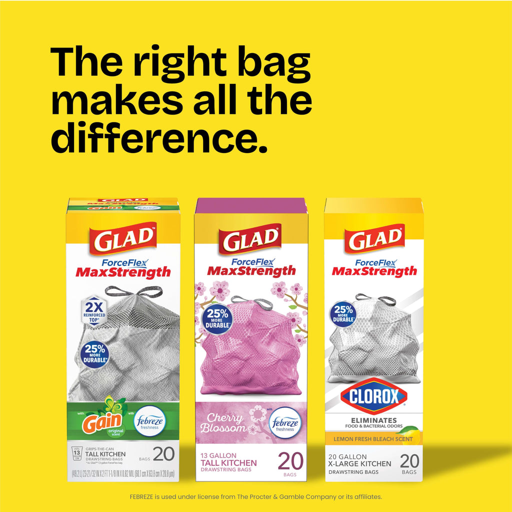 Tall Kitchen Trash Bags 13 Gal 34 Ct L803