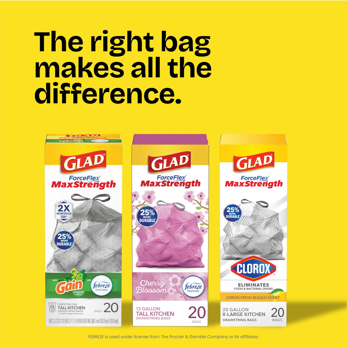 Tall Kitchen Trash Bags 13 Gal 34 Ct L803