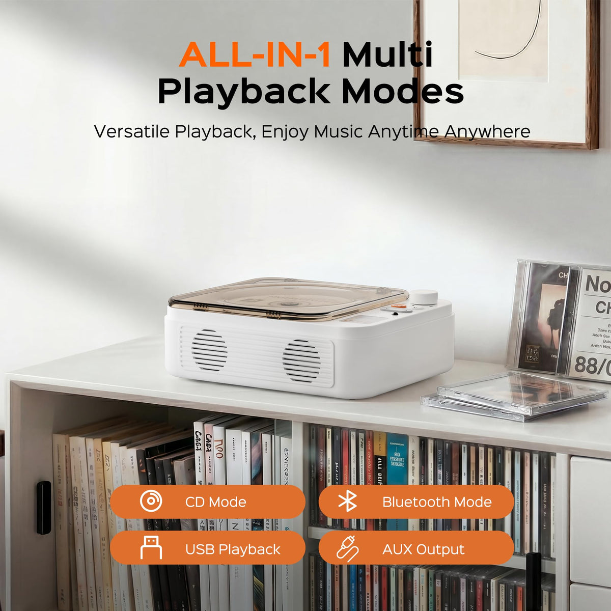 Portable CD Player with Bluetooth X4319