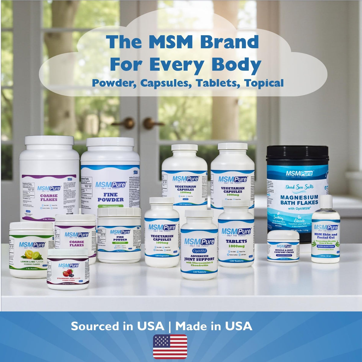 MSM Tablets 1000mg 120 Count C730678