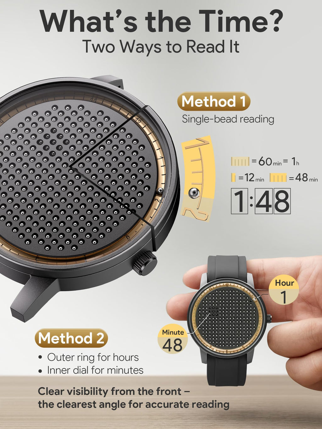 Magnetic Men Watch Black Y14422