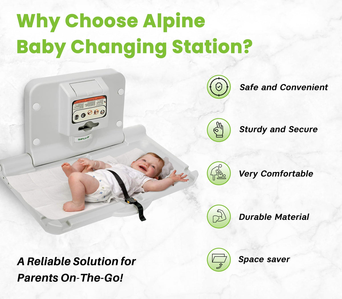 Wall Mounted Baby Changing Station C50755