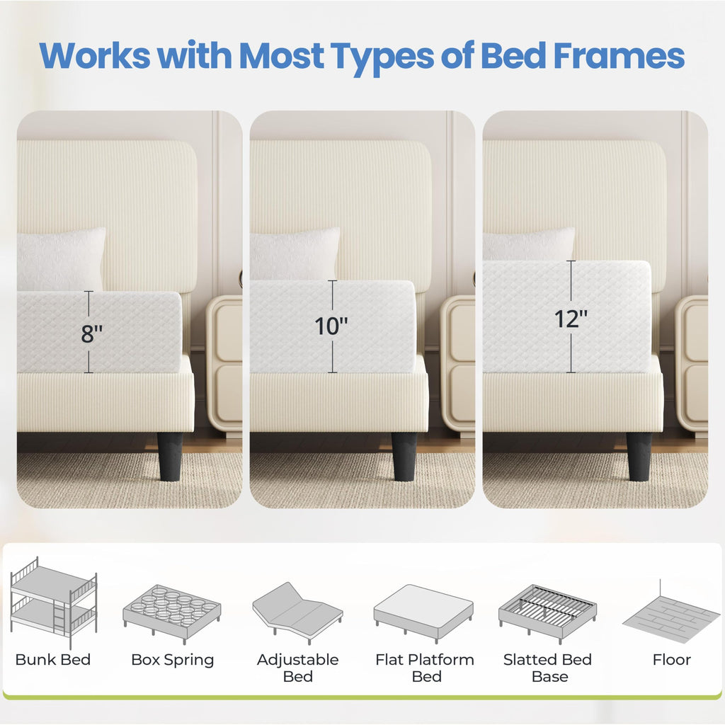 8 Inch Gel Memory Foam Mattress F787