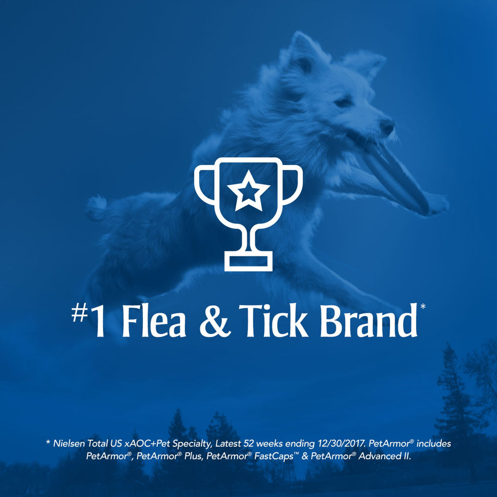Flea & Tick Topical Dogs 5-22 lbs, Fipronil, 3-Month Y9004