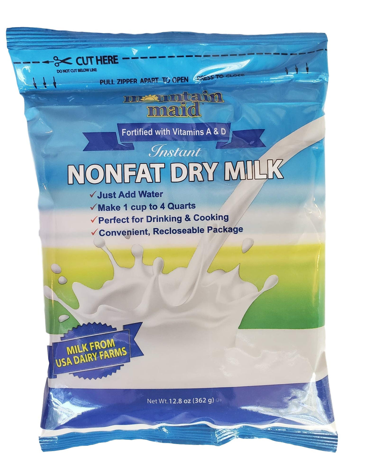 Instant Nonfat Dry Milk Powder 12.8 Oz W83743