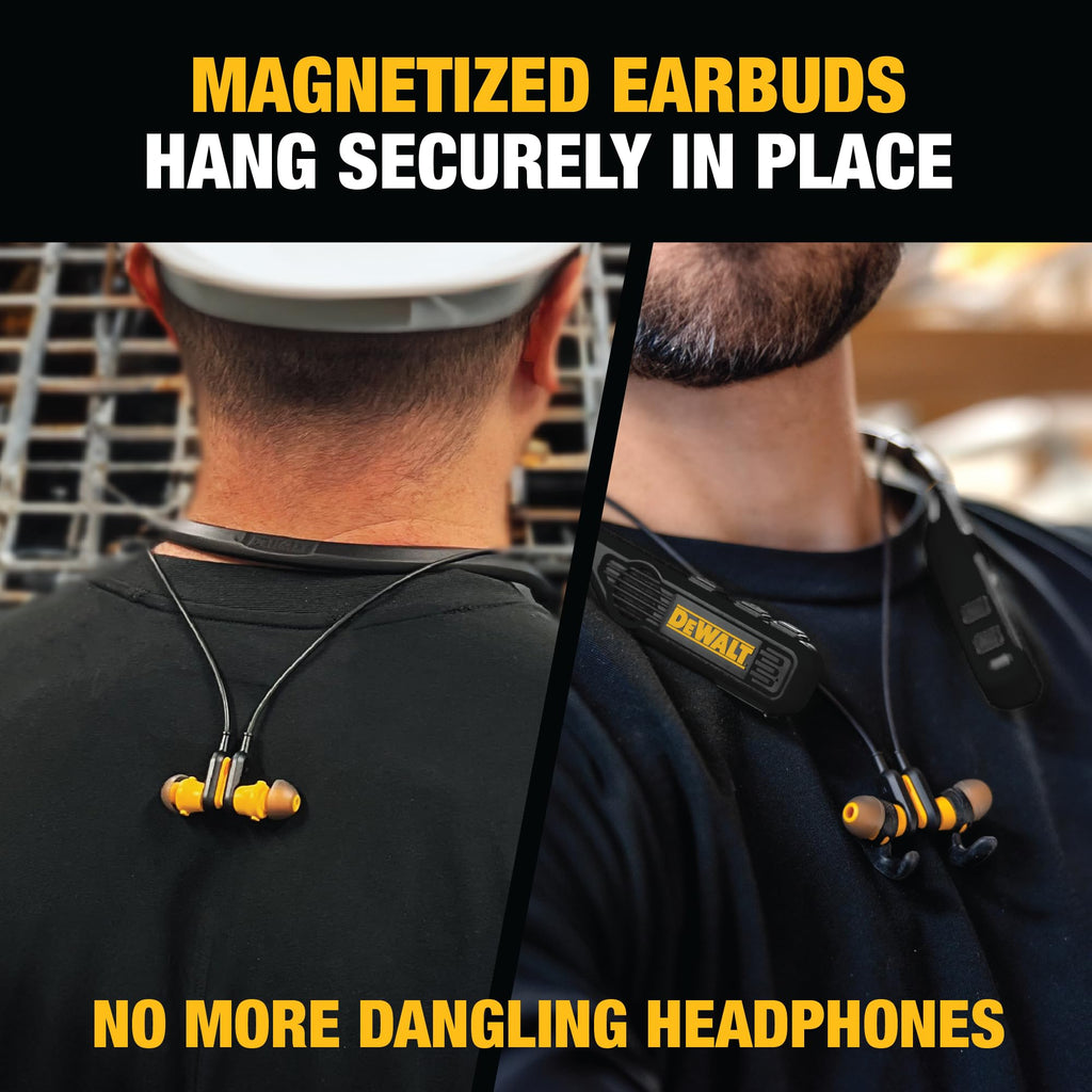 Black 2-in-1 Neckband Bluetooth Headphones S878385