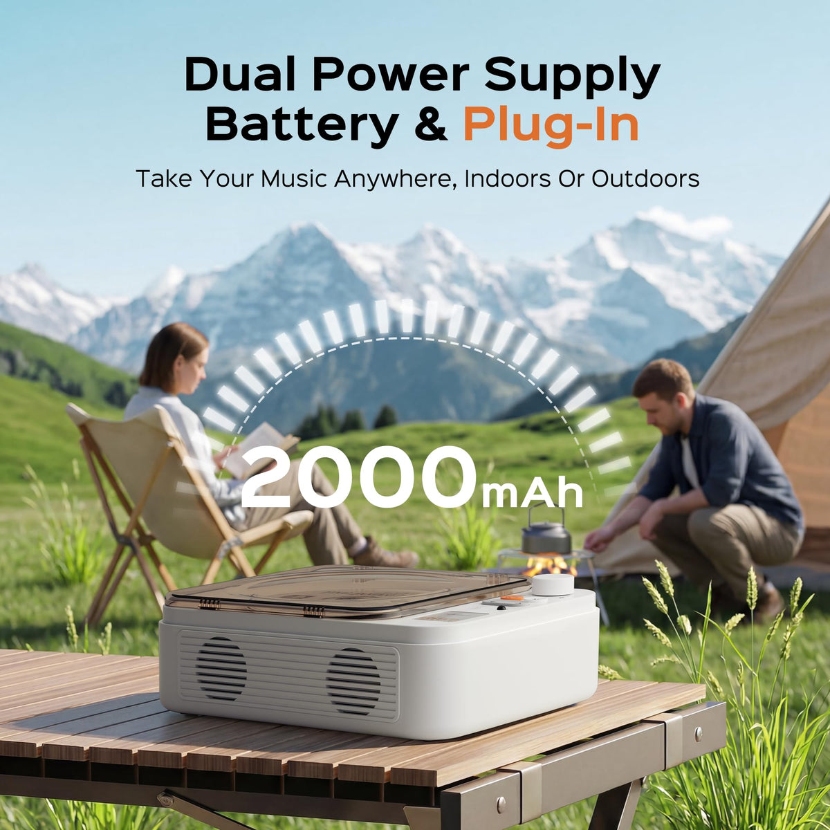 Portable CD Player with Bluetooth X4319