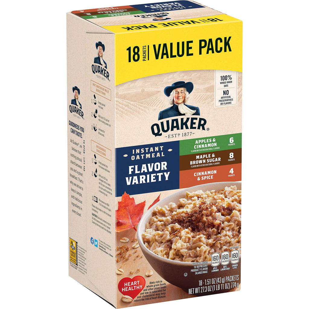 Instant Oatmeal 18 Count Z41601