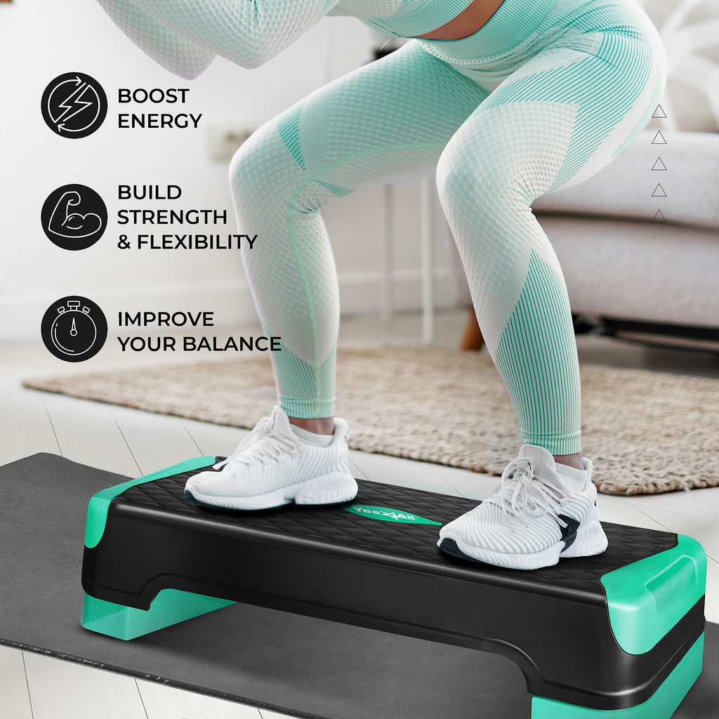 Adjustable Aerobic Step Platform with Balance Board L615718
