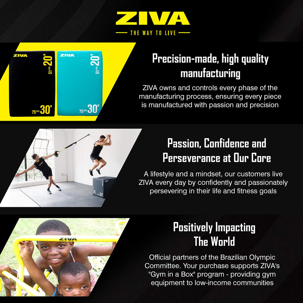 3-in-1 Plyo Box with Non-Slip PVC Cover 20x24x30" Z34589
