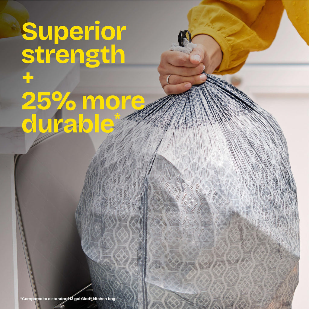 Tall Kitchen Trash Bags 13 Gal 34 Ct L803