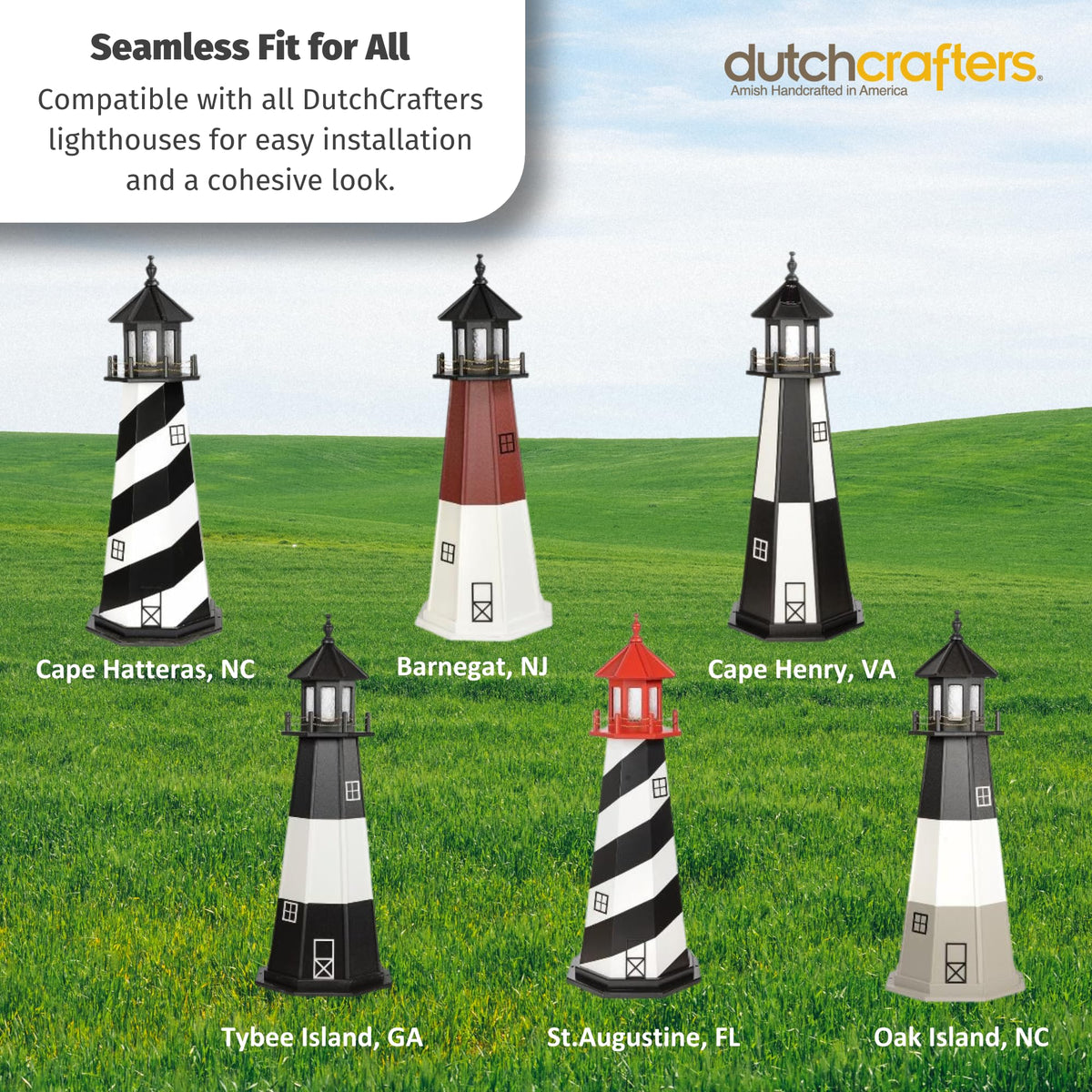 Solar Powered Lighthouse Kit with LED Lights Q636