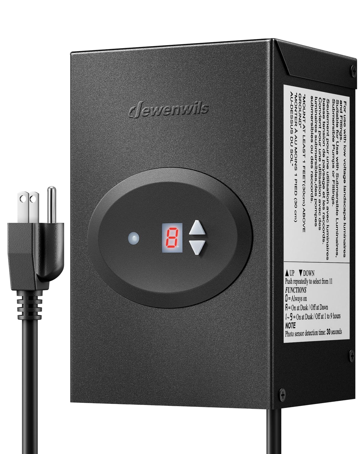 200W Low Voltage Landscape Transformer C3833