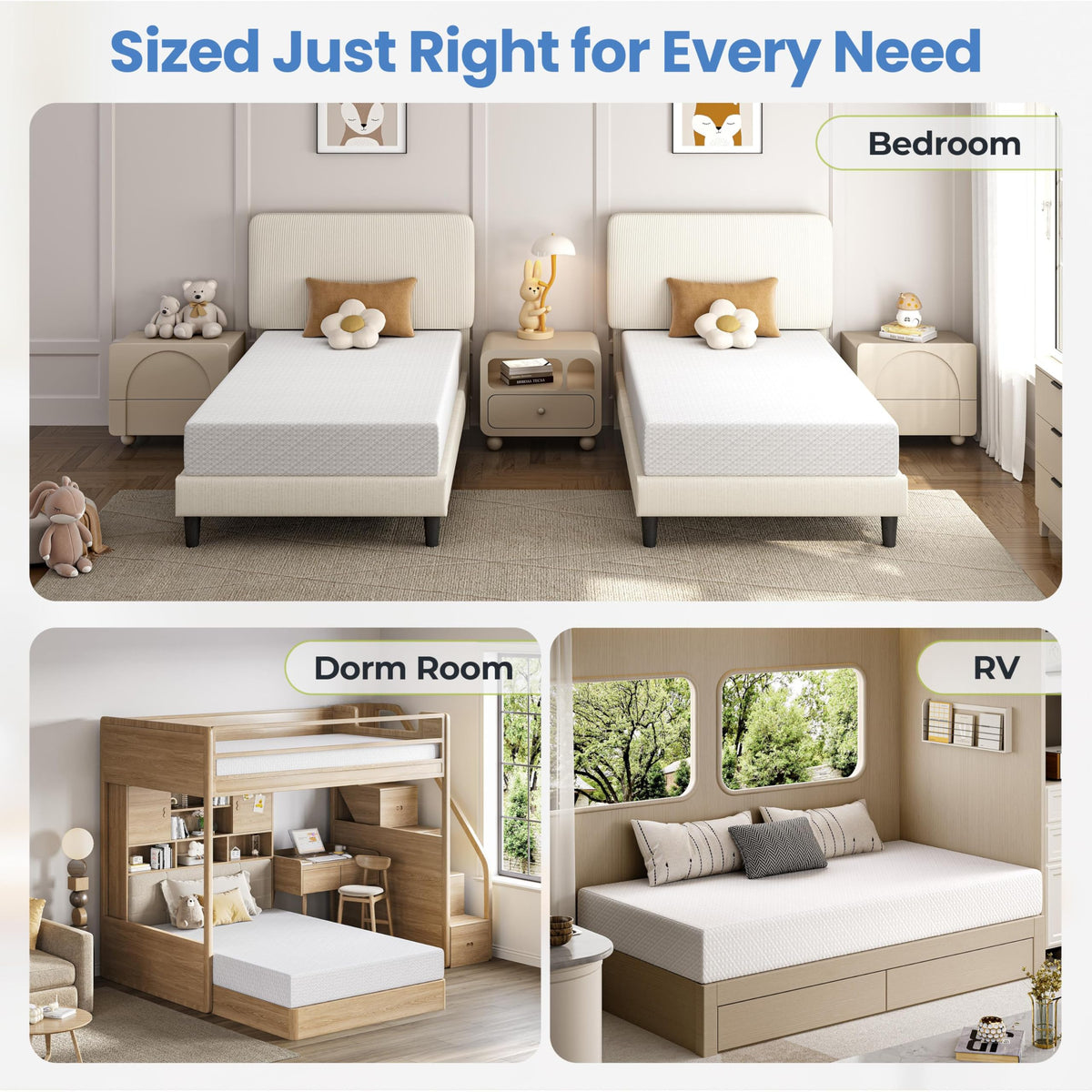 8 Inch Gel Memory Foam Mattress F787